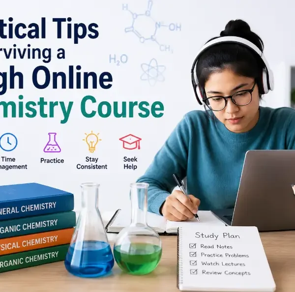 Practical Tips for Surviving a Tough Online Chemistry Course