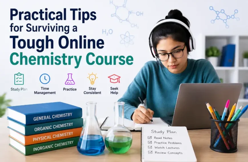 Practical Tips for Surviving a Tough Online Chemistry Course